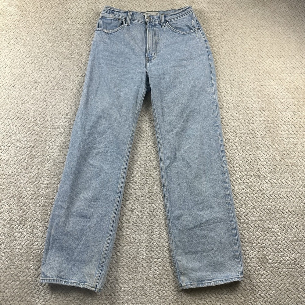 Abercrombie & Fitch The 90's Relaxed High Rise Stretch Jeans Women's 28/6 R